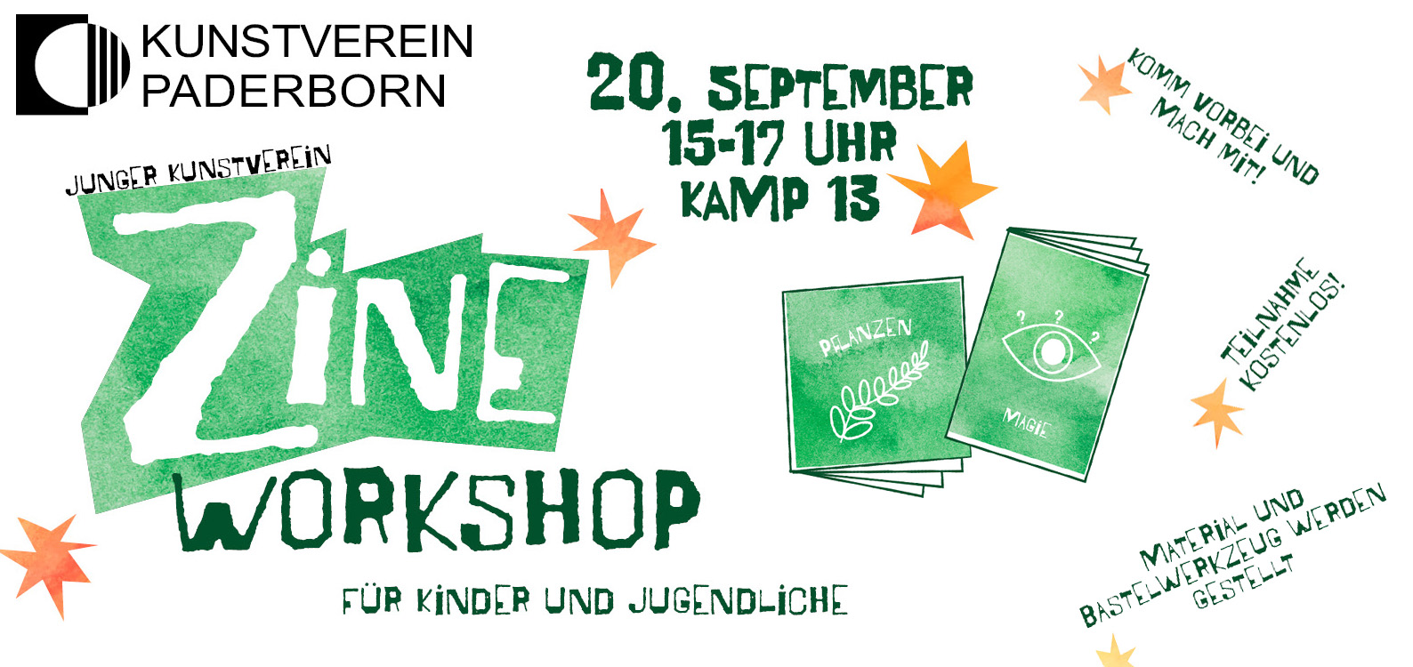 Mehr über den Artikel erfahren Zine-Workshop: „Von Wesen, Mustern und entzückenden Dingen“